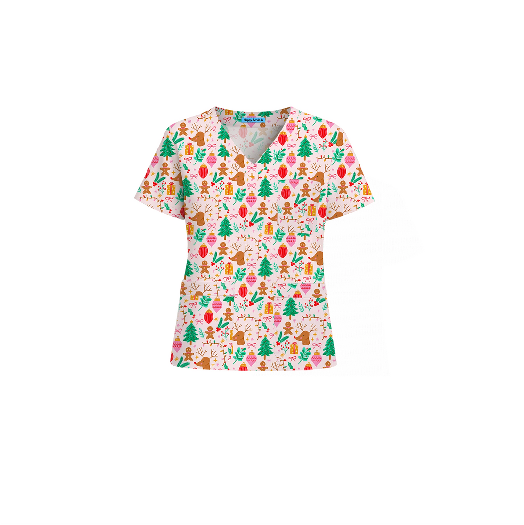 Holiday Shift Show Scrub Set (Ships on November 17, 2025)
