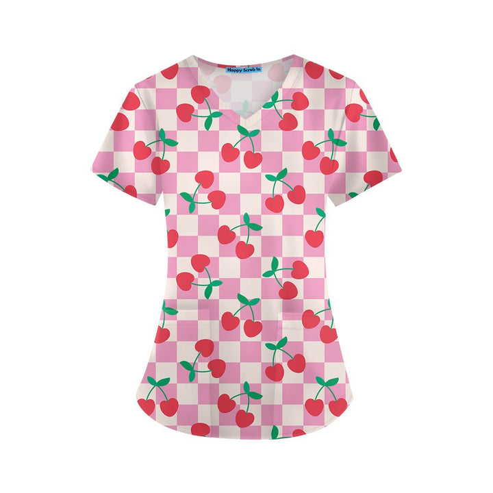 Checked Out Scrub Top - Happy Scrub In | Scrubs With Style