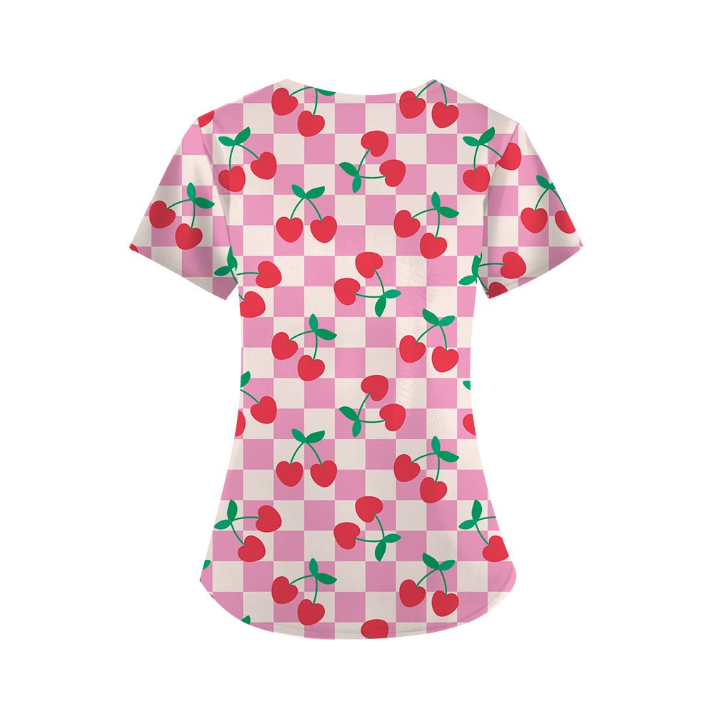 Checked Out Scrub Top - Happy Scrub In | Scrubs With Style