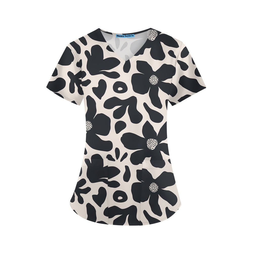 Daisy Drama Scrub Top - Happy Scrub In | Scrubs With Style