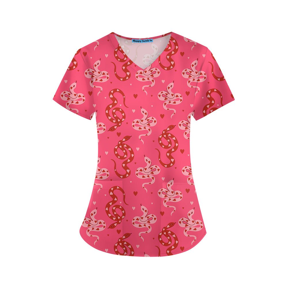 Hiss - terical Scrub Top - Happy Scrub In | Scrubs With Style