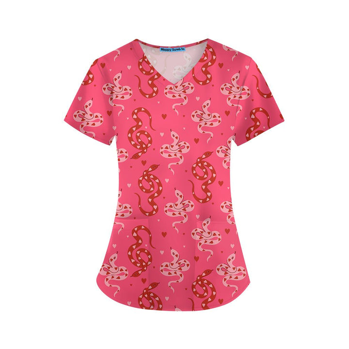 Hiss - terical Scrub Top - Happy Scrub In | Scrubs With Style