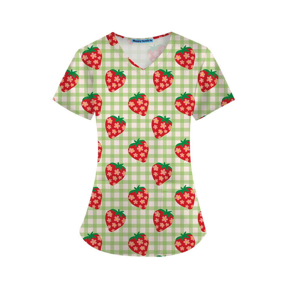 No Picnic Scrub Top - Happy Scrub In | Scrubs With Style