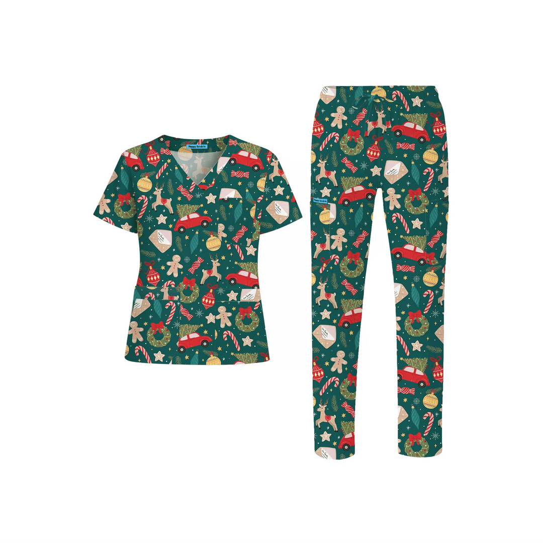 Festive Scrubs - Happy Scrub In | Scrubs With Style