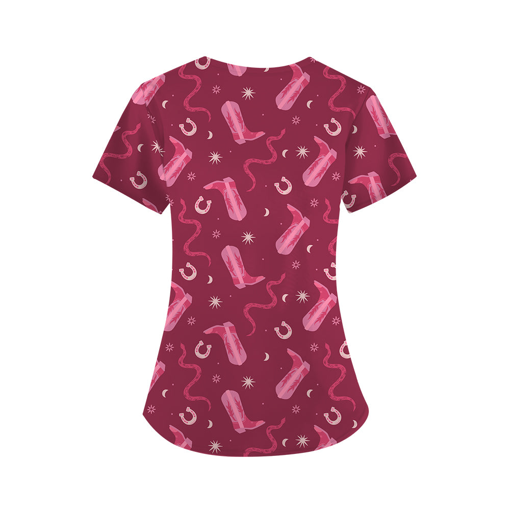 Code Rodeo Scrub Top