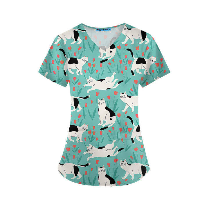Nap Queen Scrub Top