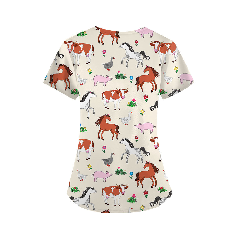 Farmaceuticals Scrub Top