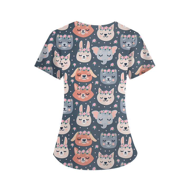 Mid-Shift Melatonin Scrub Top