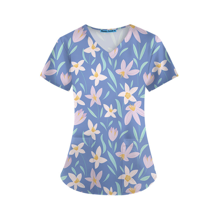 Fresh AF (As Flowers) Scrub Top