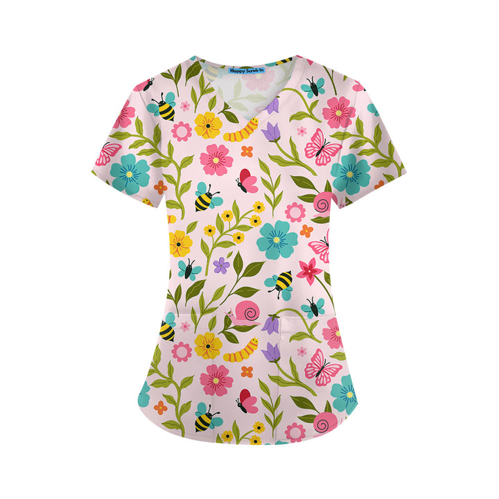 Bee-hind Scrub Top