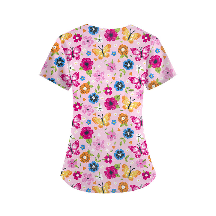 Catheter Season Scrub Top