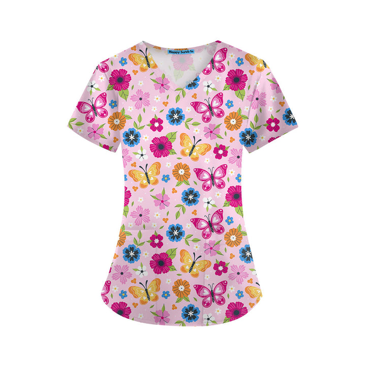 Catheter Season Scrub Top
