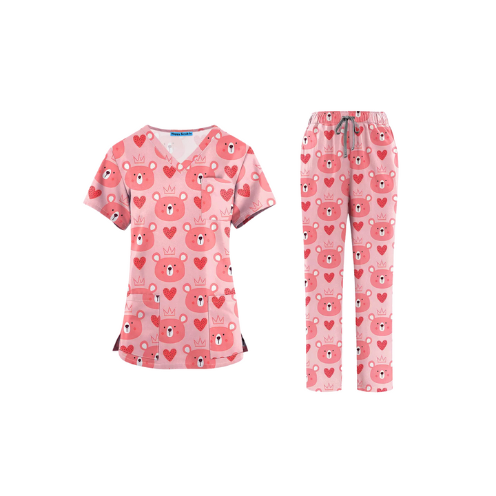 Bear With Me Scrub Set