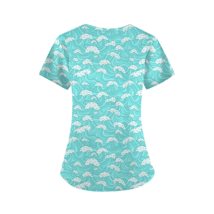 Ocean Breeze Scrub Top