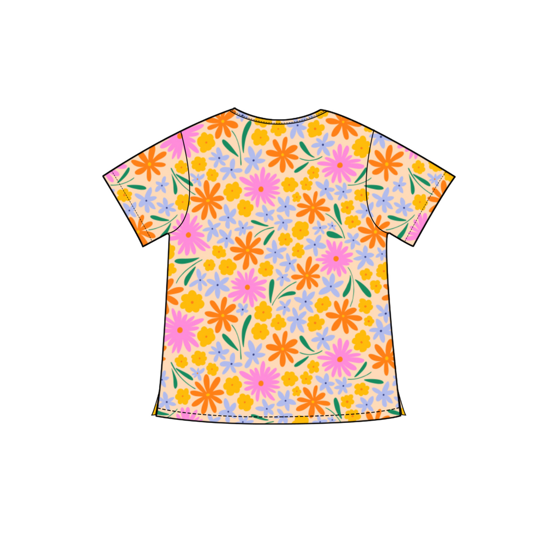 Golden Hour Scrub Top