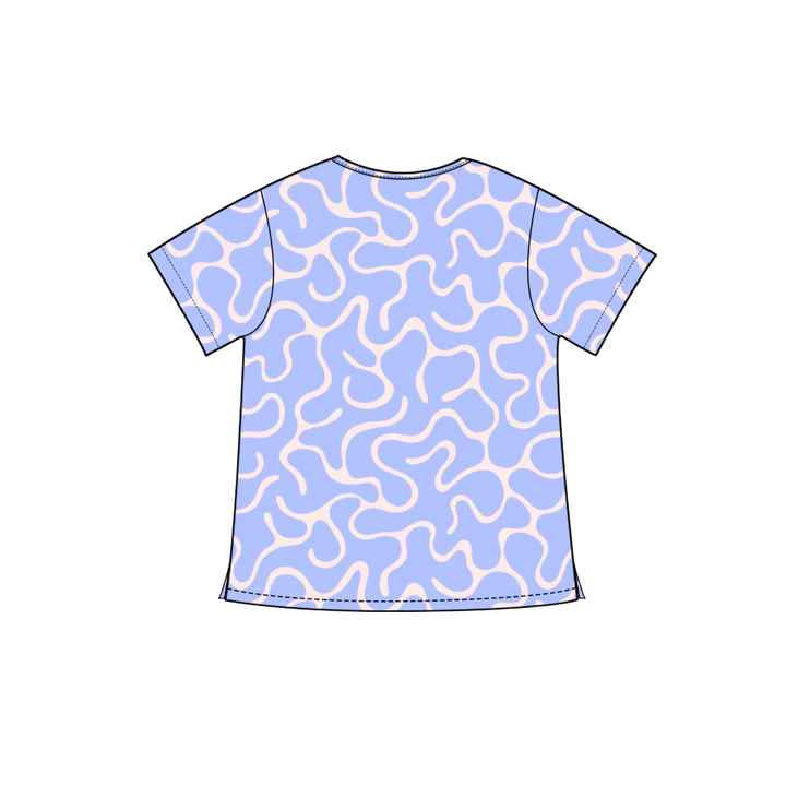 Brainwaves Scrub Top