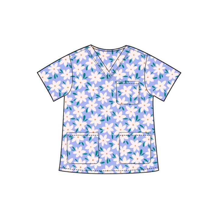 Floroscope Scrub Top