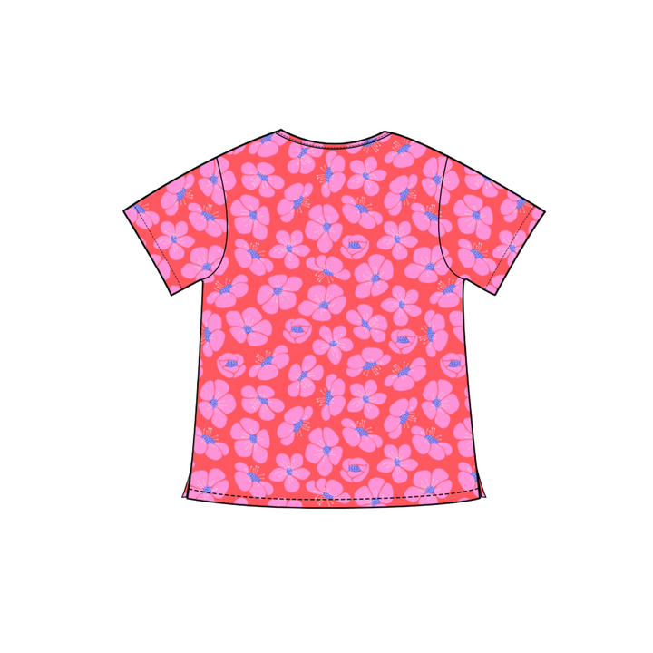 Adrenaline Pop Scrub Top