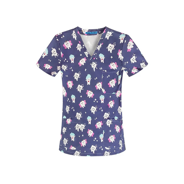 Teeth Princess Scrub Top