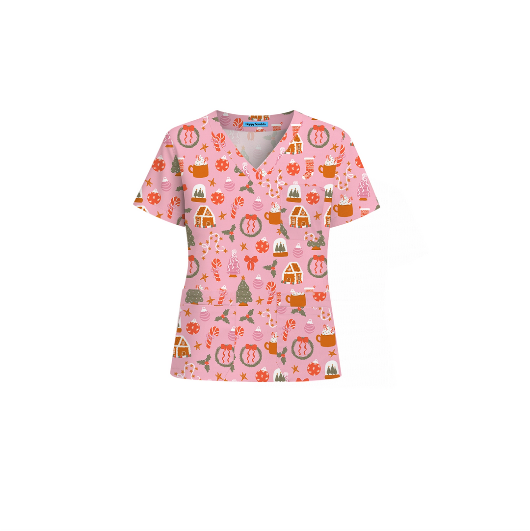Pinkmas On Call Scrub Set (Ships on November 17, 2025)