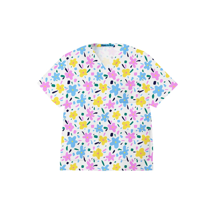 Blossom on Call Scrub Top