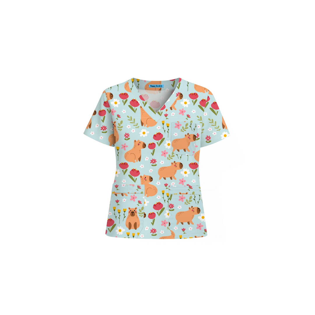 Capy(bara) Hour Scrub Set (Ships on September 30, 2025)