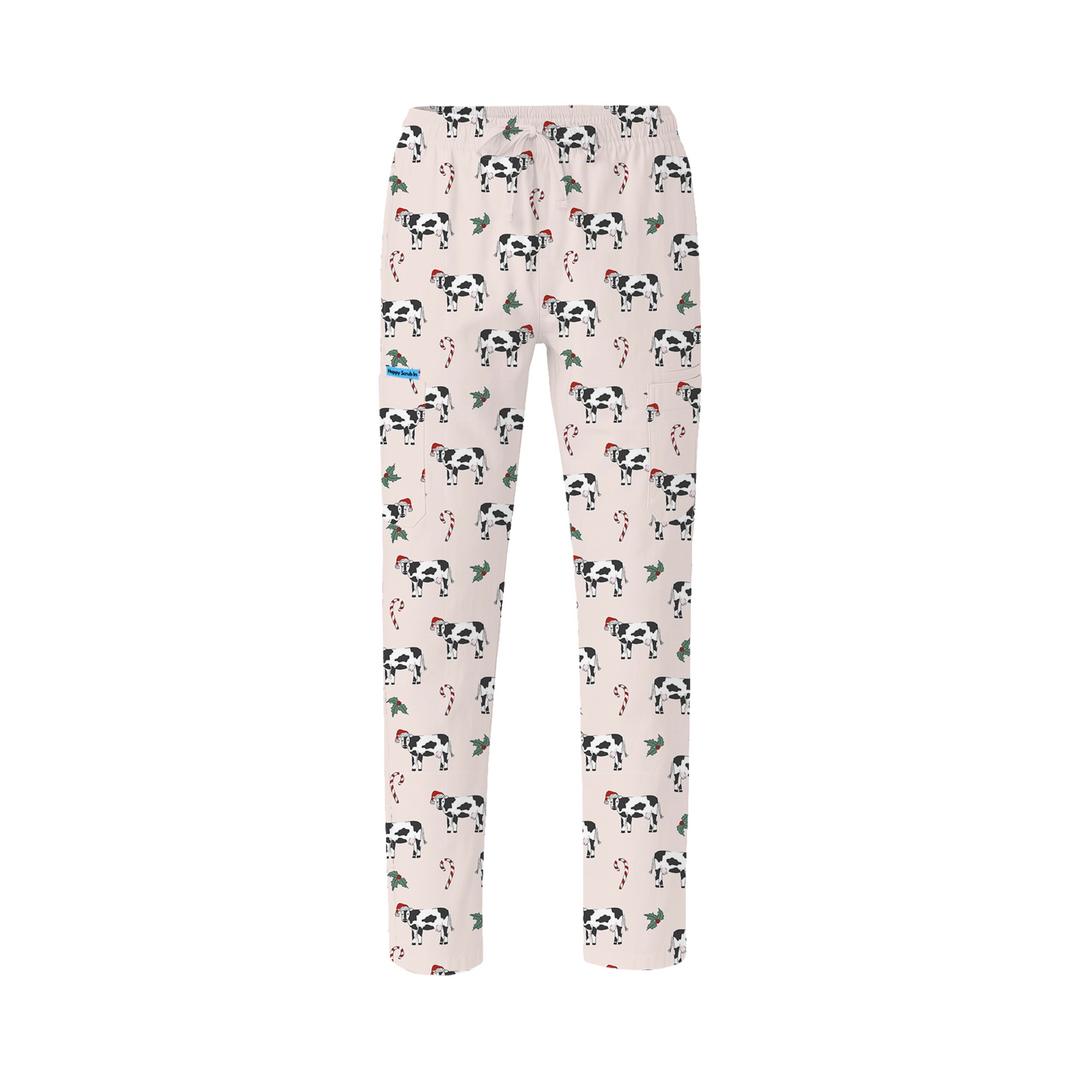 Christmas Moo-tivation Scrub Set (Ships on November 17, 2025)