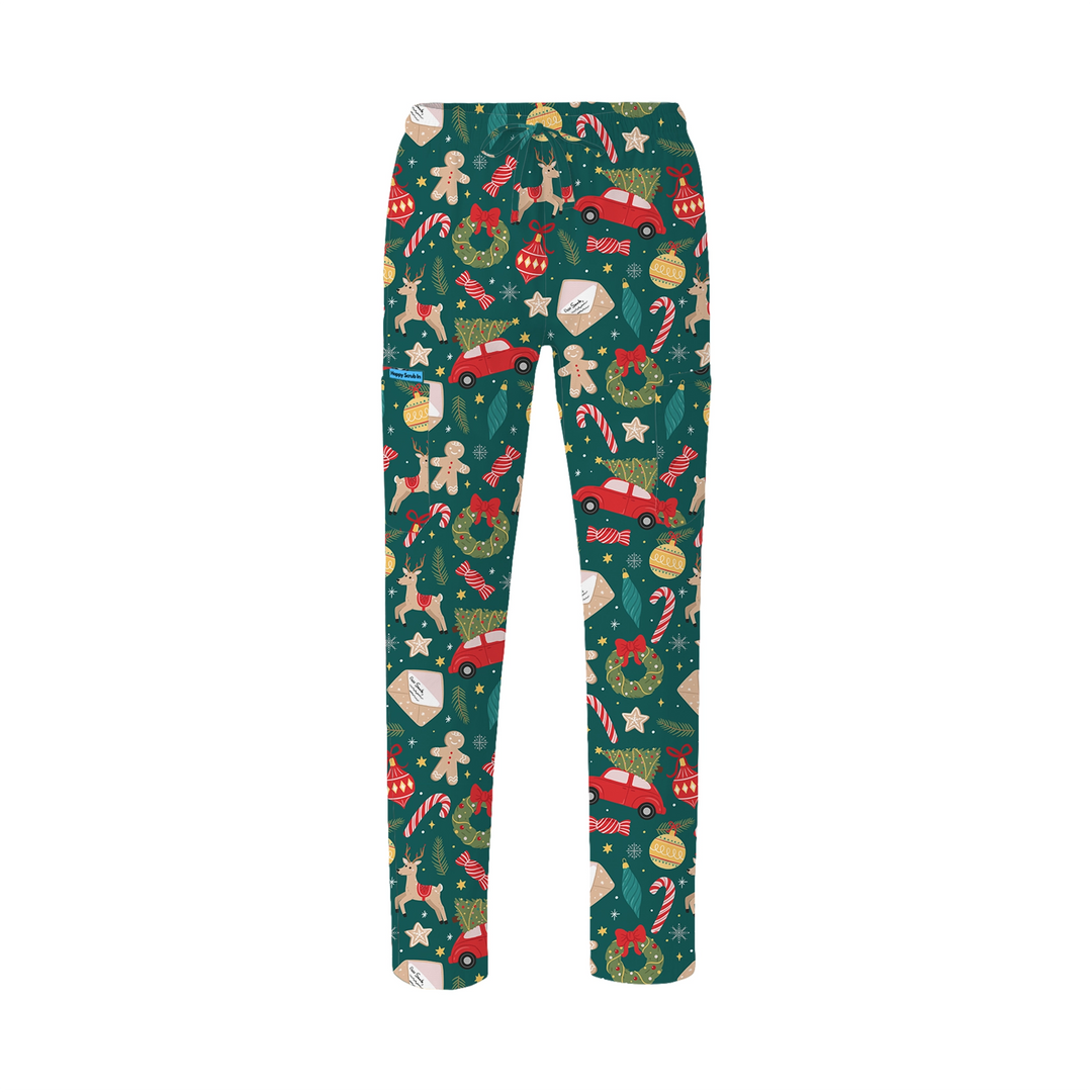 Scrubbin' Around The Christmas Tree Scrub Set (Ships on November 17, 2025)