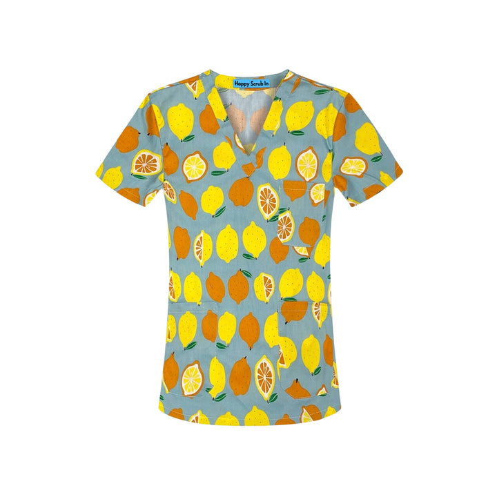 Citrus Scrub Top