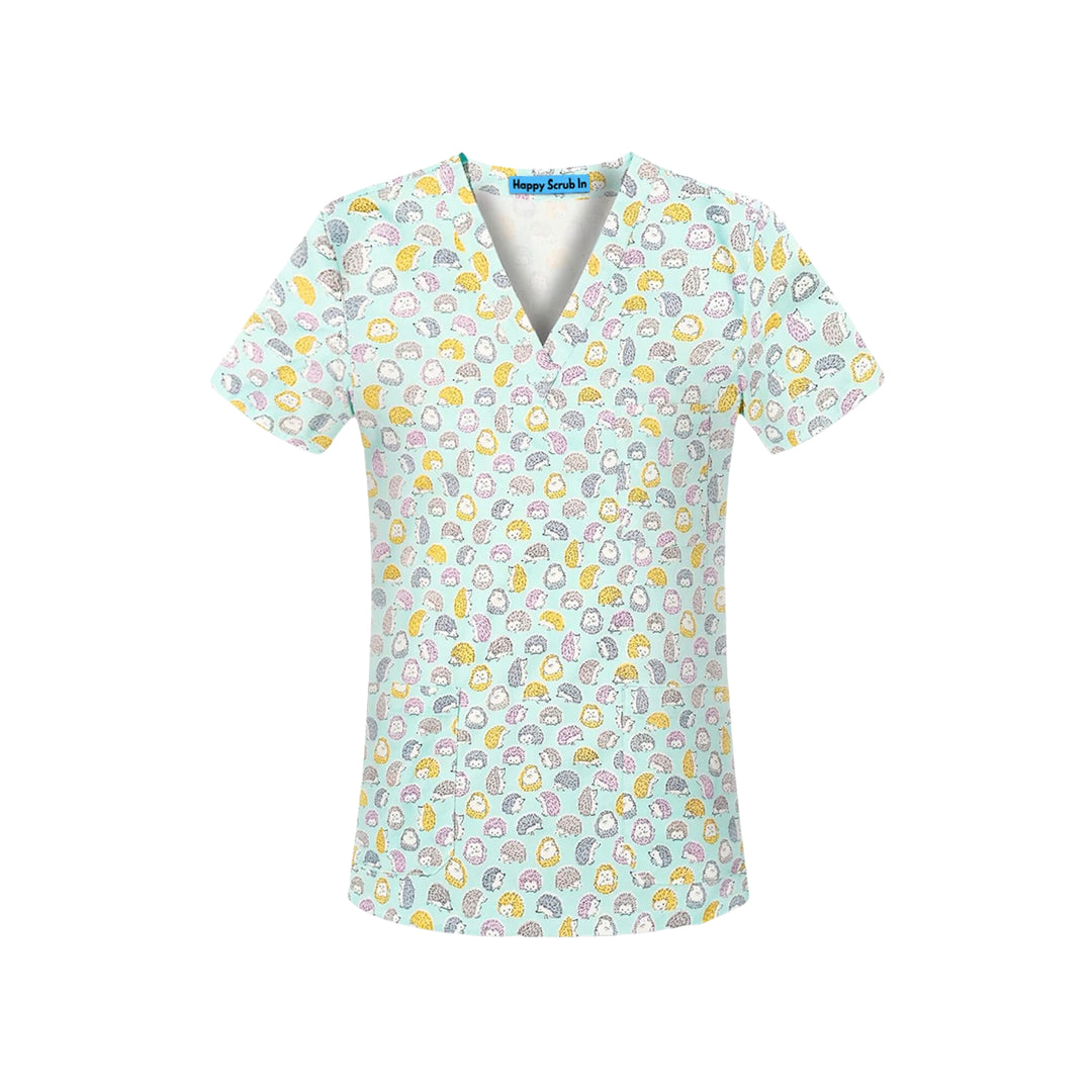 Hedgehog Scrub Top