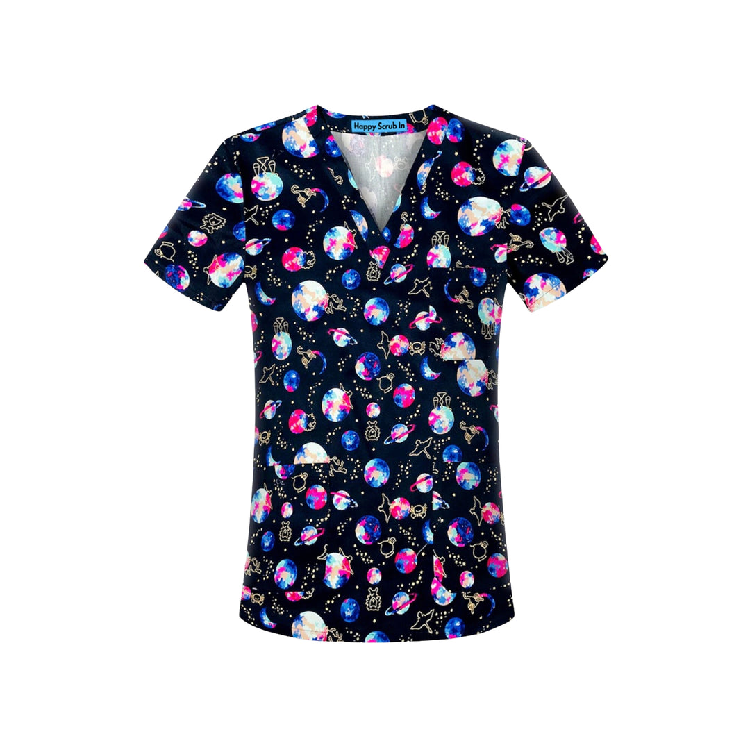 Horoscope Scrub Top