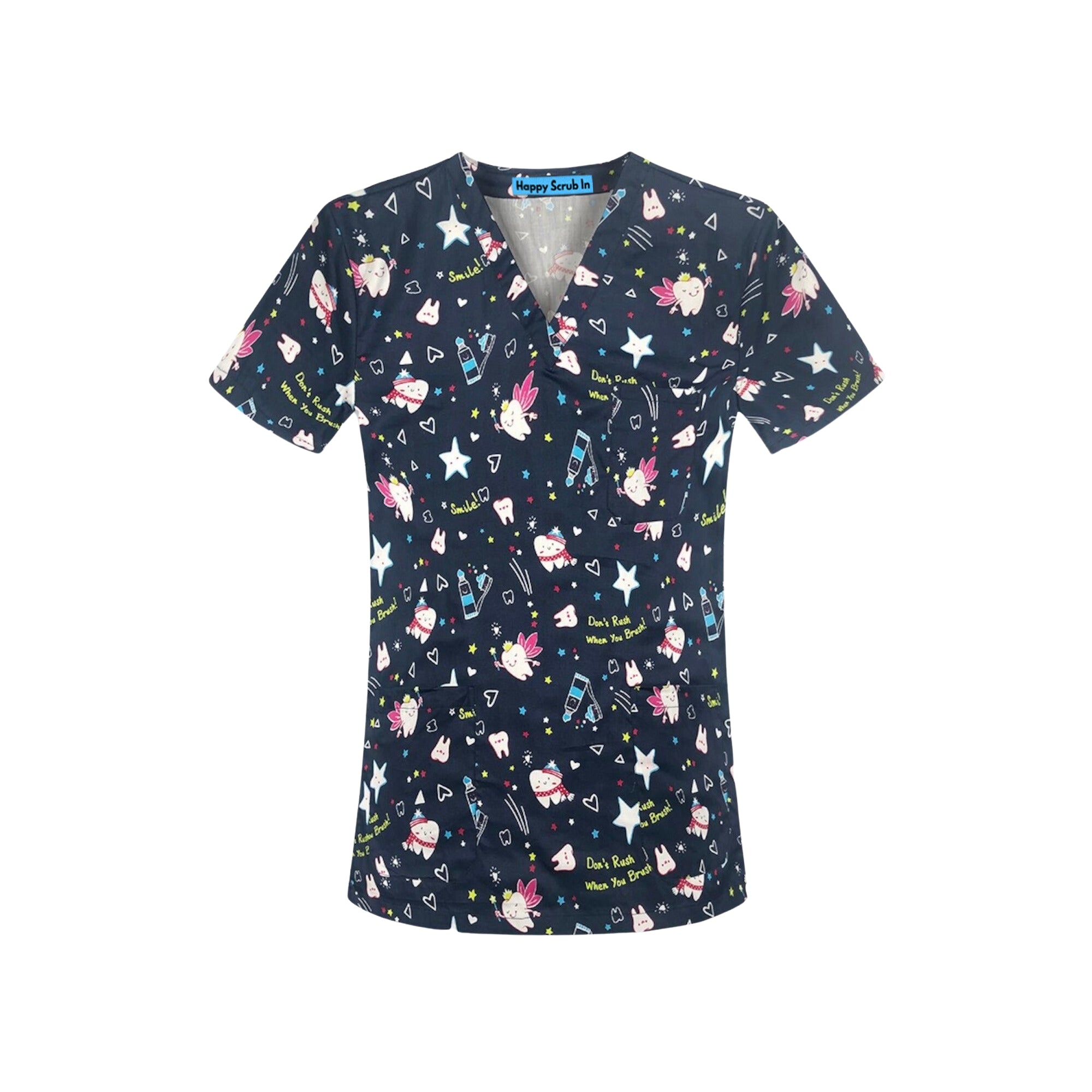 In the World of a Tooth Fairy Scrub Top – Happy Scrub In | Scrubs With ...