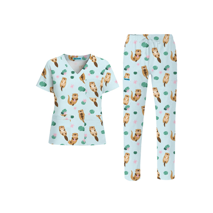 Otter Side Scrub Set (Ships on September 30, 2025)