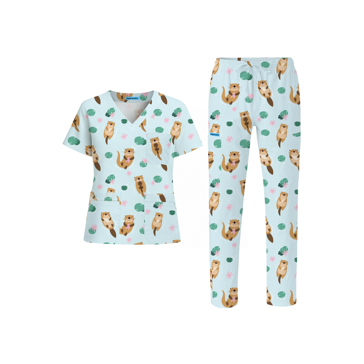 Otter Side Scrub Set (Ships on October 14, 2025)