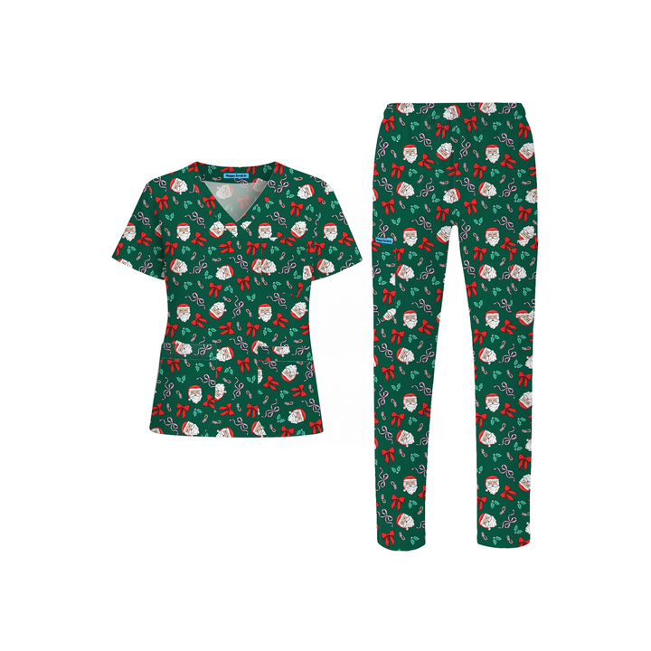 Paging Santa Scrub Set (Ships on November 17, 2025)