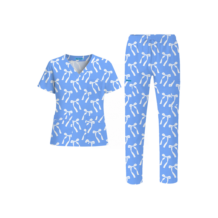 Tied Up At Work Scrub Set (Ships on October 14, 2025)