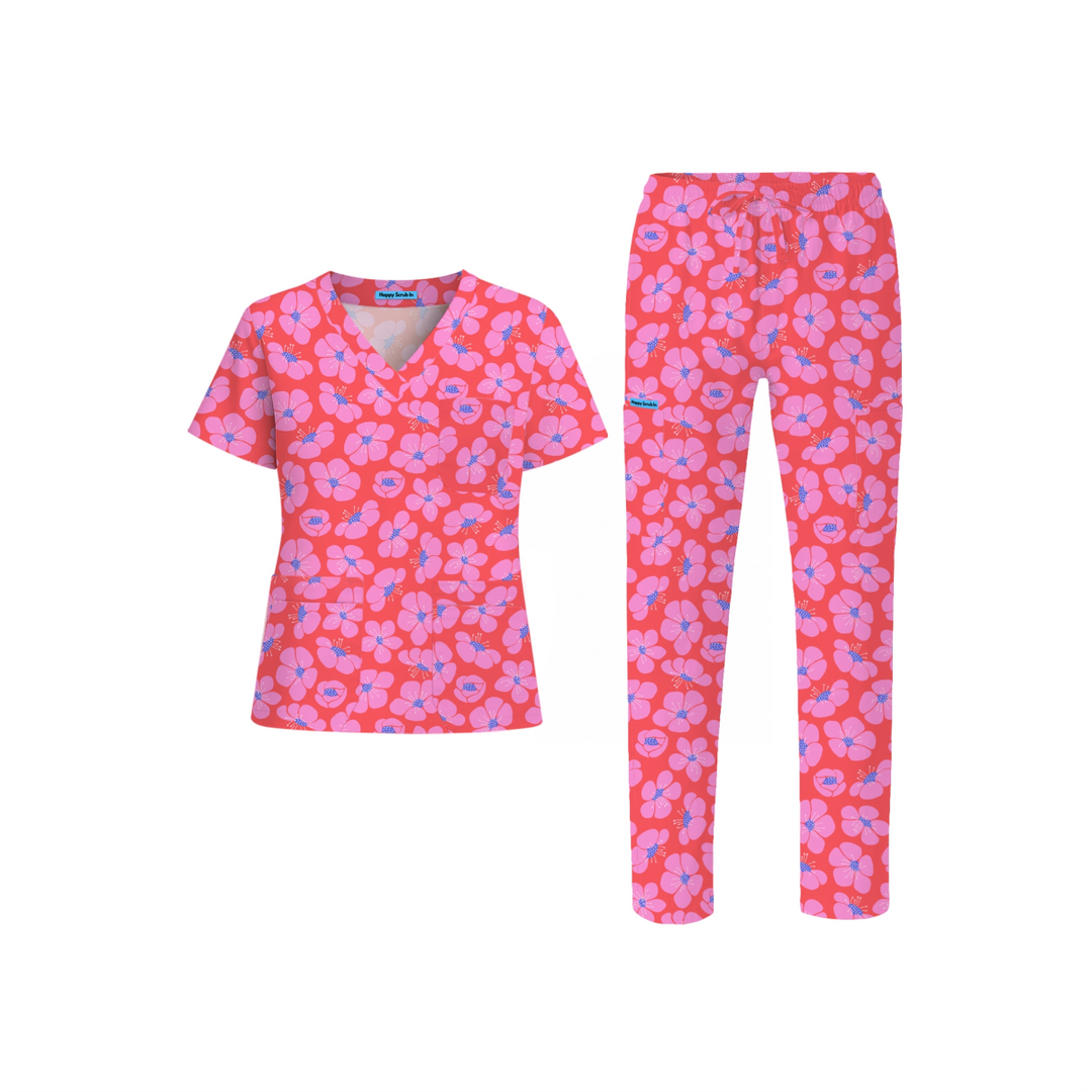 Adrenaline Pop Scrub Set (Ships on February 16, 2026) - Happy Scrub In | Scrubs With Style