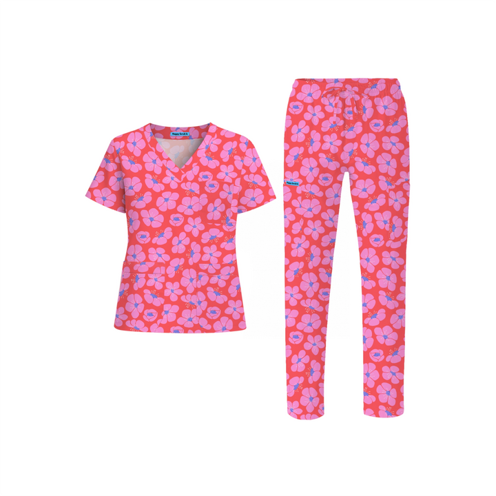 Adrenaline Pop Scrub Set (Ships on February 16, 2026) - Happy Scrub In | Scrubs With Style