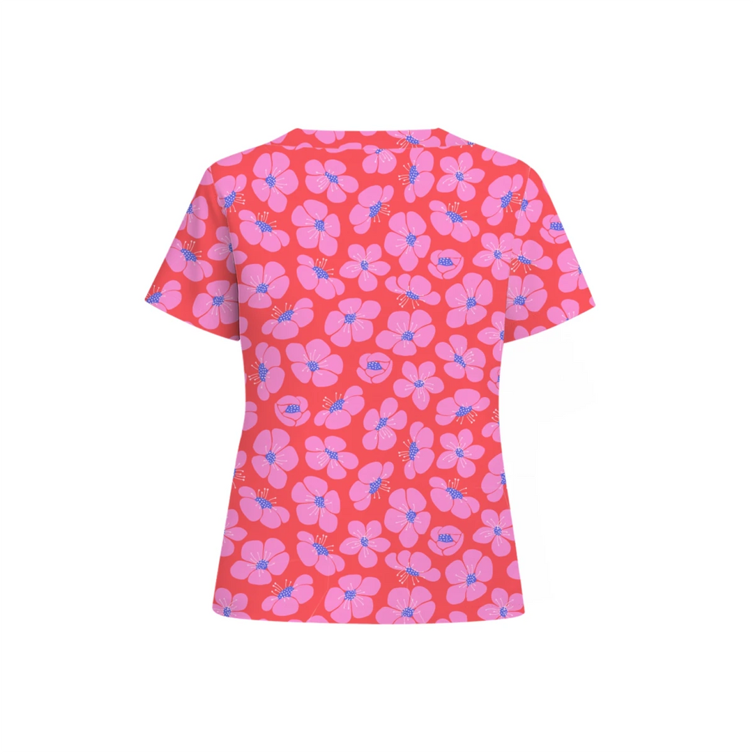 Adrenaline Pop Scrub Top (Ships on March 16, 2026) - Happy Scrub In | Scrubs With Style