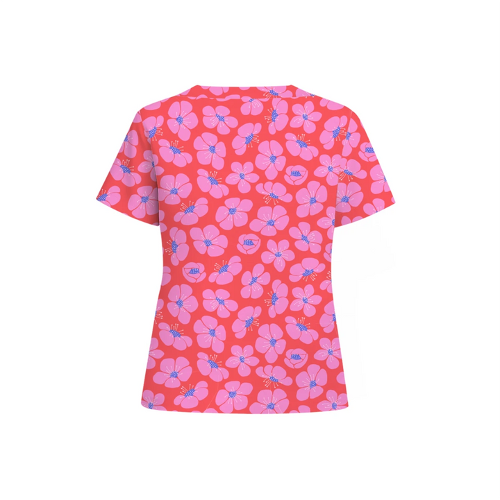 Adrenaline Pop Scrub Top (Ships on March 16, 2026) - Happy Scrub In | Scrubs With Style