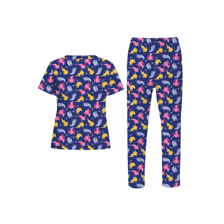 Axolotls Scrub Set (Ships on February 16, 2026) - Happy Scrub In | Scrubs With Style