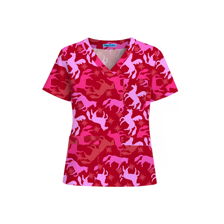 In My Unicorn Era Scrub Top (Ships on February 2, 2026)