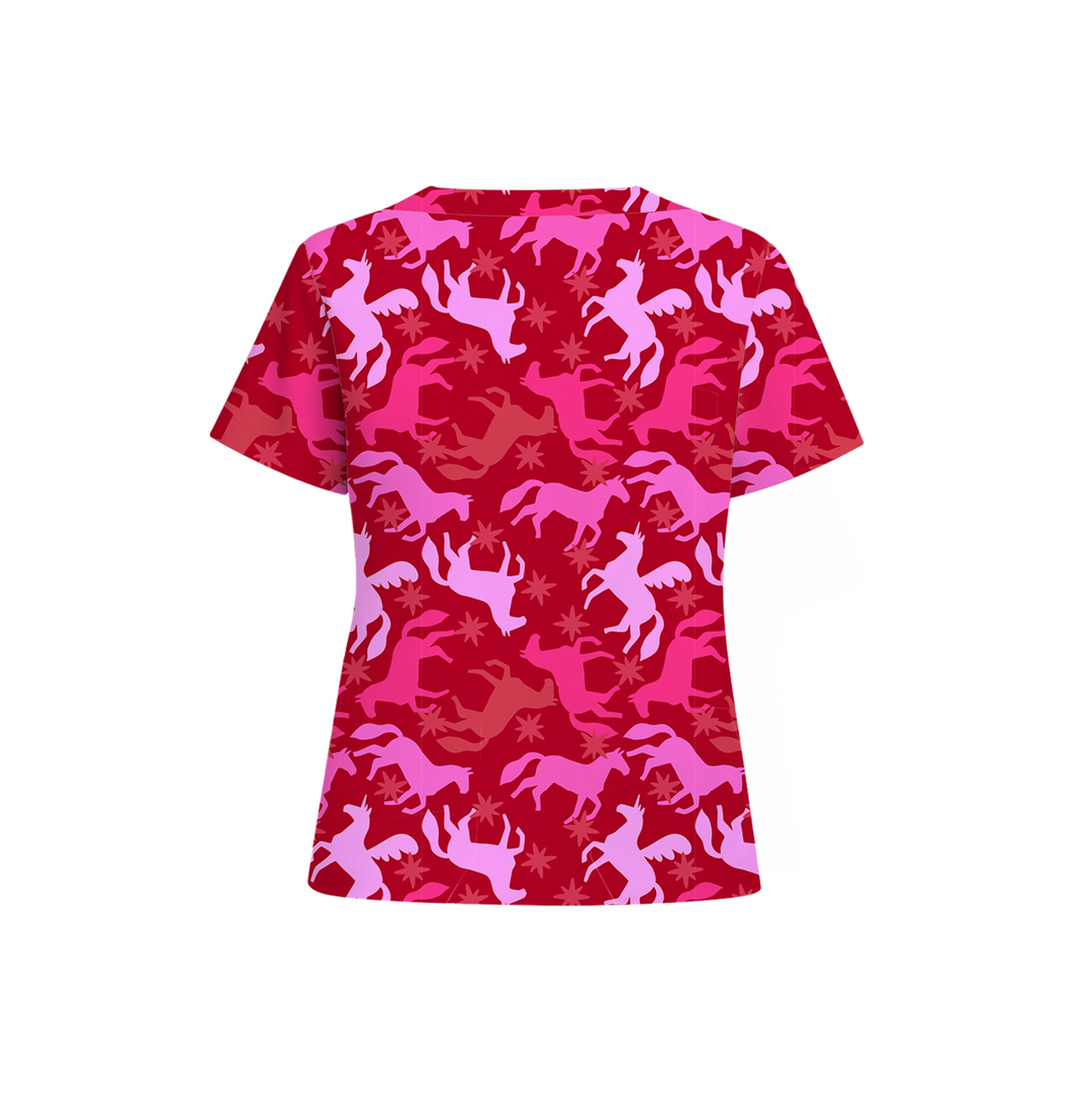 In My Unicorn Era Scrub Top (Ships on February 2, 2026)