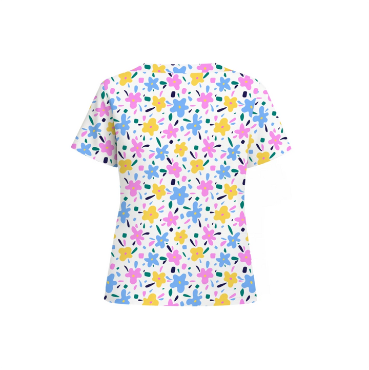Blossom on Call Scrub Top (Ships on March 16, 2026) - Happy Scrub In | Scrubs With Style