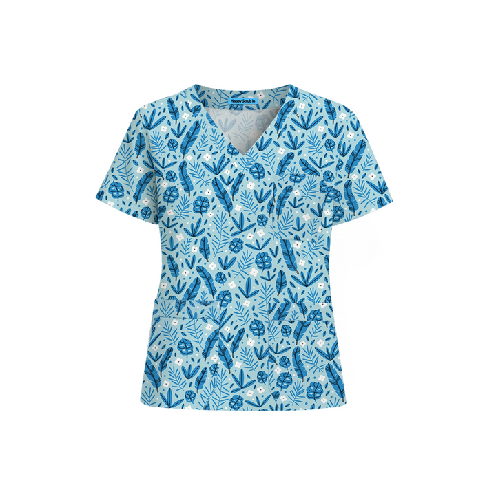 Blue Oasis Scrub Set (Ships on January 18, 2026) - Happy Scrub In | Scrubs With Style