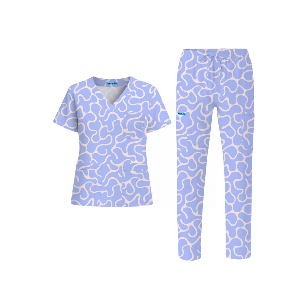 Brainwaves Scrub Set (Ships on February 16, 2026) - Happy Scrub In | Scrubs With Style