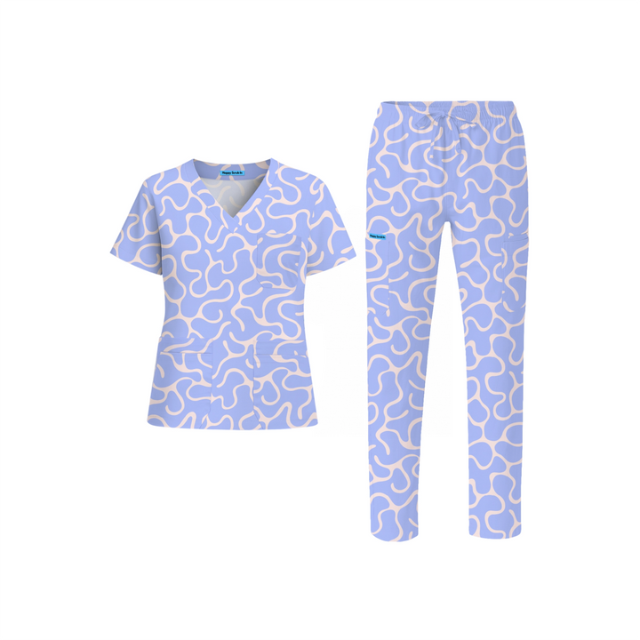Brainwaves Scrub Set (Ships on February 16, 2026) - Happy Scrub In | Scrubs With Style