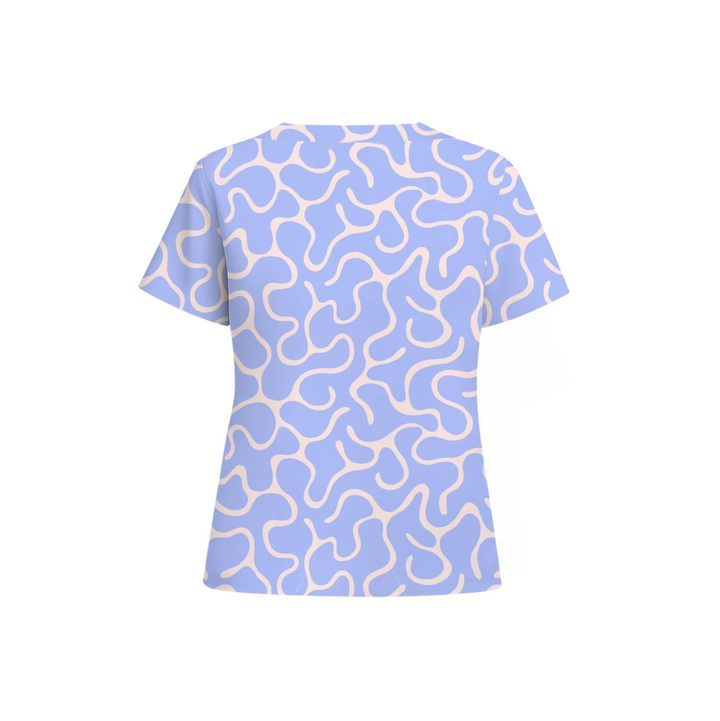 Brainwaves Scrub Top (Ships on March 16, 2026) - Happy Scrub In | Scrubs With Style