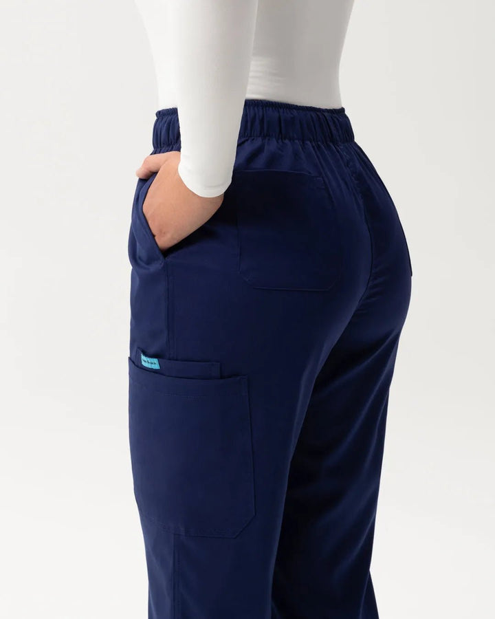 Cargo Scrub Pants - Navy - Happy Scrub In | Scrubs With Style