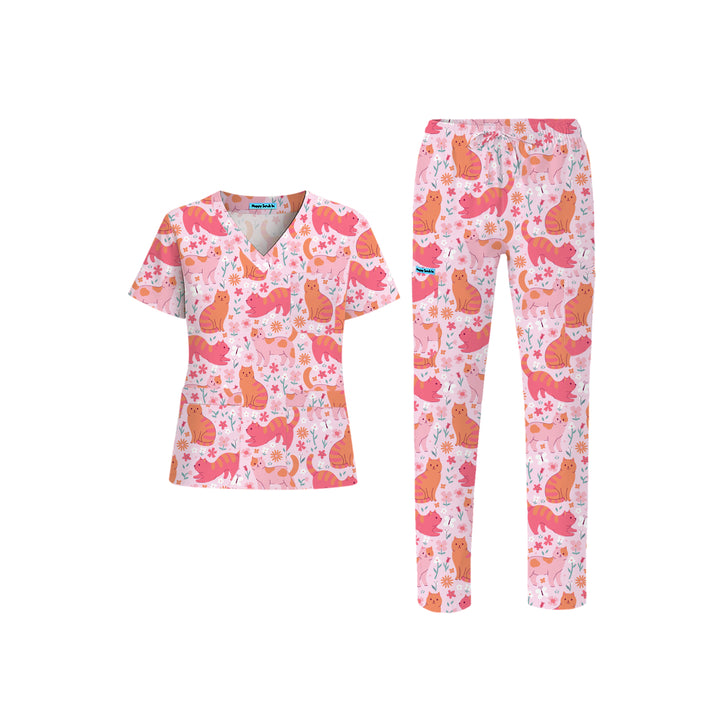 Cattitude Scrub Set (Ships on September 30, 2025)